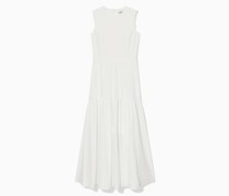 Gestuftes Kleid Mit Rückenausschnitt