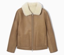 Wendbare Lammfelljacke