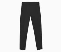 Leggings Mit Reissverschluss Am Saum