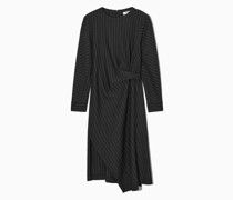 Midikleid Mit Markanter Schulterpartie