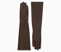 Lange Lederhandschuhe