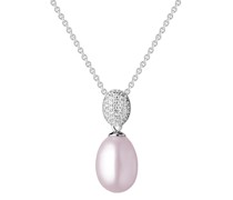 Anhänger mit lavendelfarberner Perle und Zirkonia Aniya