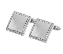 Manschettenknöpfe aus Platin mit Diamanten Tanjah