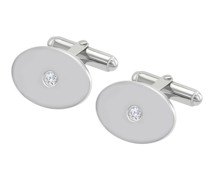 Silber-Manschettenknöpfe mit Diamanten Paolo
