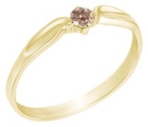 Verlobungsring mit Champagner Diamant Rorial