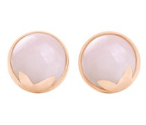 Ohrstecker mit Cabochon Rosenquartz Collins