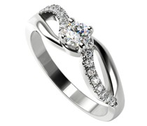 Platinring mit Diamanten Fanny