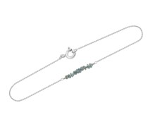 Goldarmand mit blauen ungeschnittenen Diamanten Wiul