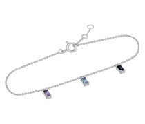 Armband mit Saphir, Topas und Tansanit Veera
