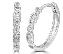 Creolen mit Diamanten Karissa