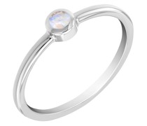 minimalistischer Ring mit Mondstein Emilien