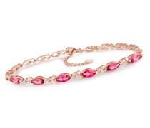 Armband mit Turmalinen und Diamanten Mida