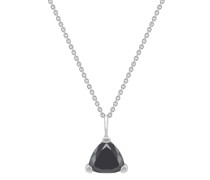 Goldkette mit schwarzen Diamanten im Trillion-Schliff Ferin