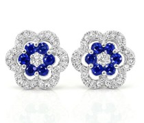Saphirblüten aus Gold mit Diamanten Enae