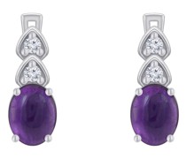 Ohrhänger mit Amethysten und Zirkonia Savion