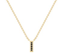 Kette mit schwarzen Diamanten Narcisa
