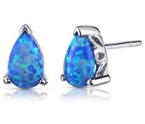 Ohrringe mit blauen Opalen Talank