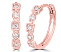 Creolen mit Diamanten Nahia