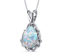 Weißer Opal in Halskette Bara