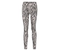 Leggings Zebra Tencel Bio Baumwolle - weiß