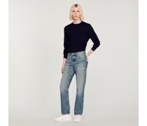 Verwaschene Jeans aus Bio-Baumwolle