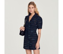 Jumpsuit aus Tweed