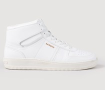 Hoher Sneaker aus Leder