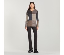 Pullover mit Stehkragen