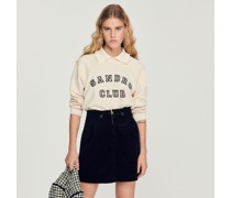 Shorts aus Cordsamt