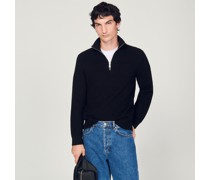 Pullover mit Stehkragen