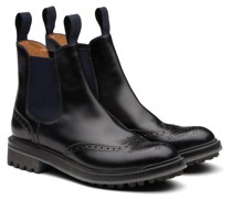 Polished Binder Chelsea Boot Brogue
