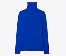 Tory Burch Tissue-Seamless Long-Sleeve Mockneck