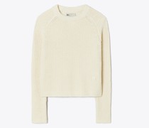 Tory Burch Fully Fashioned Raglan Crewneck Sweater
