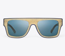 Tory Burch Oversized Geometric Sunglasses