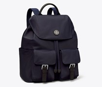 Tory Burch Nylon Flap Backpack