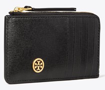 Tory Burch Robinson Top-Zip Card Case