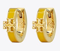 Tory Burch Kira Enamel Huggie Earring