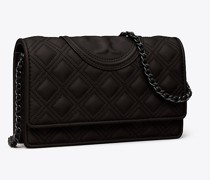 Tory Burch Fleming Matte Chain Wallet Crossbody
