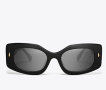 Tory Burch Miller Pushed Rectangle Sunglasses