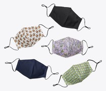 Tory Burch Printed Face Mask, Set of 5-Pack
