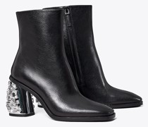 Tory Burch Sculpted Heel Embellished Ankle Boot