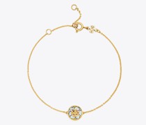 Tory Burch Kira Enamel Printed Chain Bracelet
