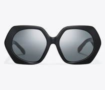 Tory Burch Kira Oversized Geometric Sunglasses