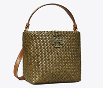 Tory Burch Small McGraw Woven Bucket Bag