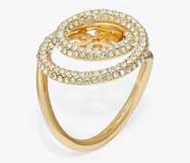 Tory Burch Miller Pavé Double Ring
