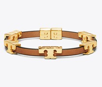 Tory Burch Serif-T Single-Wrap Bracelet