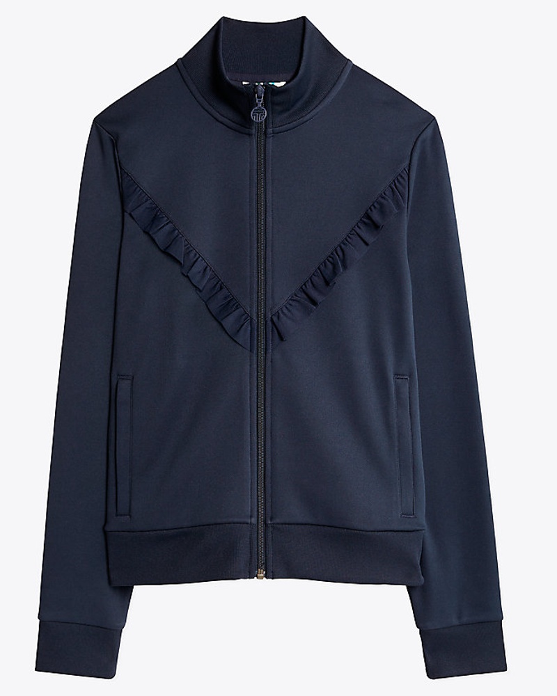 Tory Burch Damen Tory Burch Ruffle Track Jacket