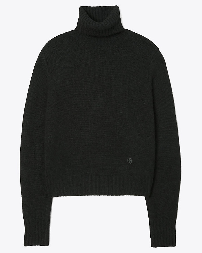 Tory Burch Damen Tory Burch Cashmere Fitted Turtleneck