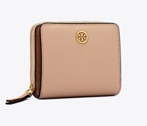Tory Burch Robinson Pebbled Bi-Fold Wallet