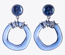 Tory Burch Roxanne Wrapped Door-Knocker Earring